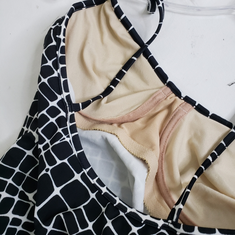 Oscar De La Renta Vintage One Piece Swimsuit - Picture 4 of 5